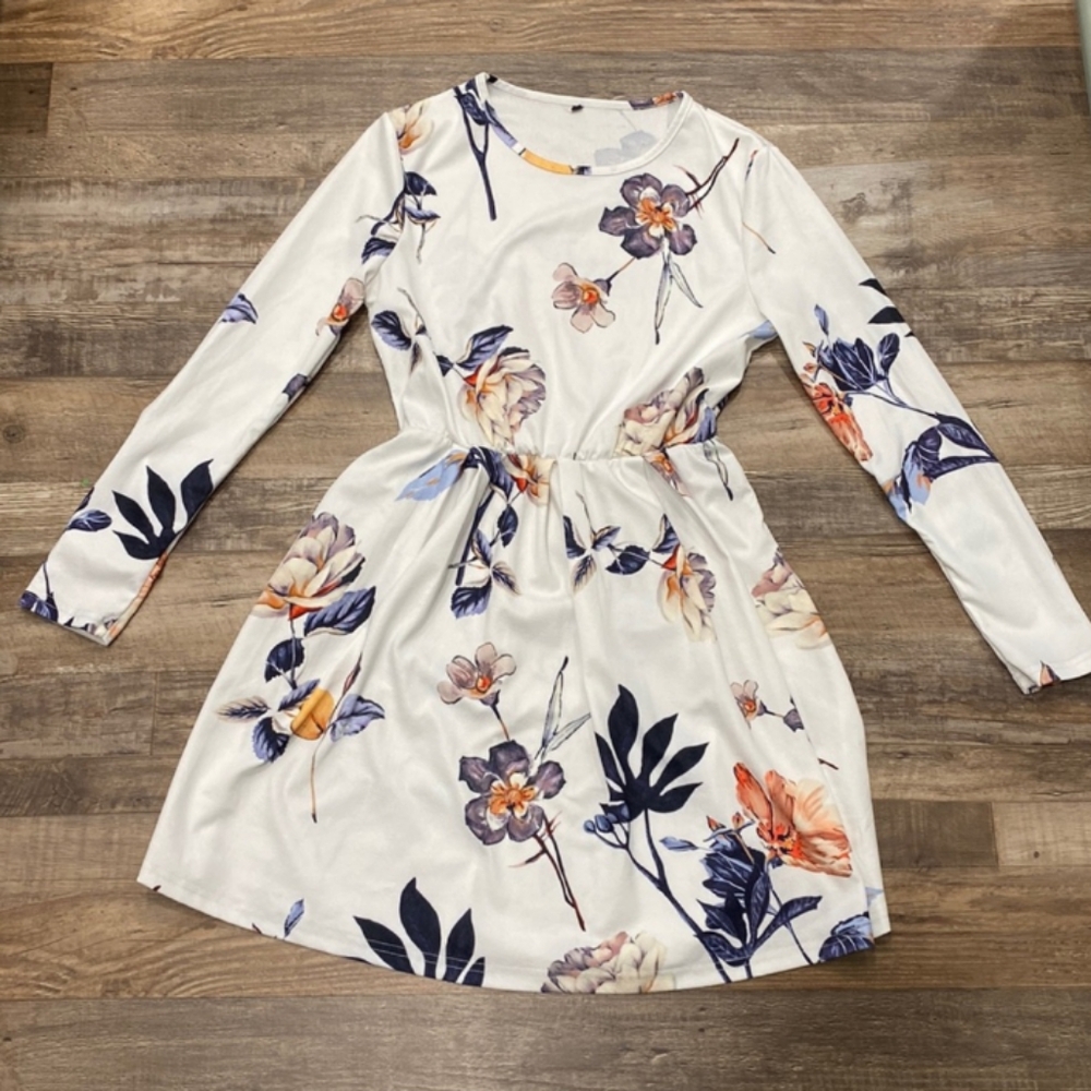 Long Sleeve Floral Dress
